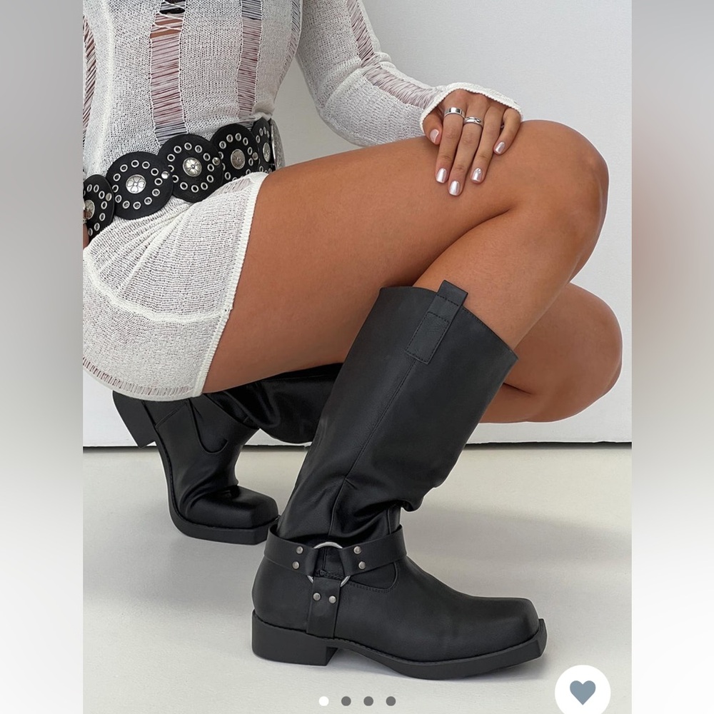 Princess Polly Wrecked Western Boot - Size US 7 *sold out*